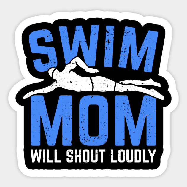 Swim Mom Swimming Mother Sticker by Dolde08